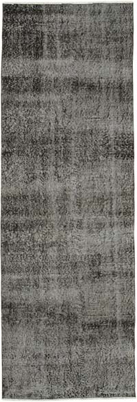 Alfombra de Pasillo Turca Vintage Sobreteñida - 92 cm x 272 cm