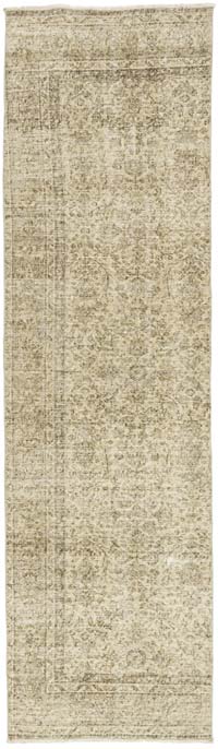 Vintage Turkish Runner Rug - 2' 10" x 9' 11" (34" x 119")