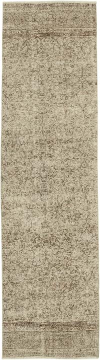 Vintage Turkish Runner Rug - 2' 8" x 9' 10" (32" x 118")