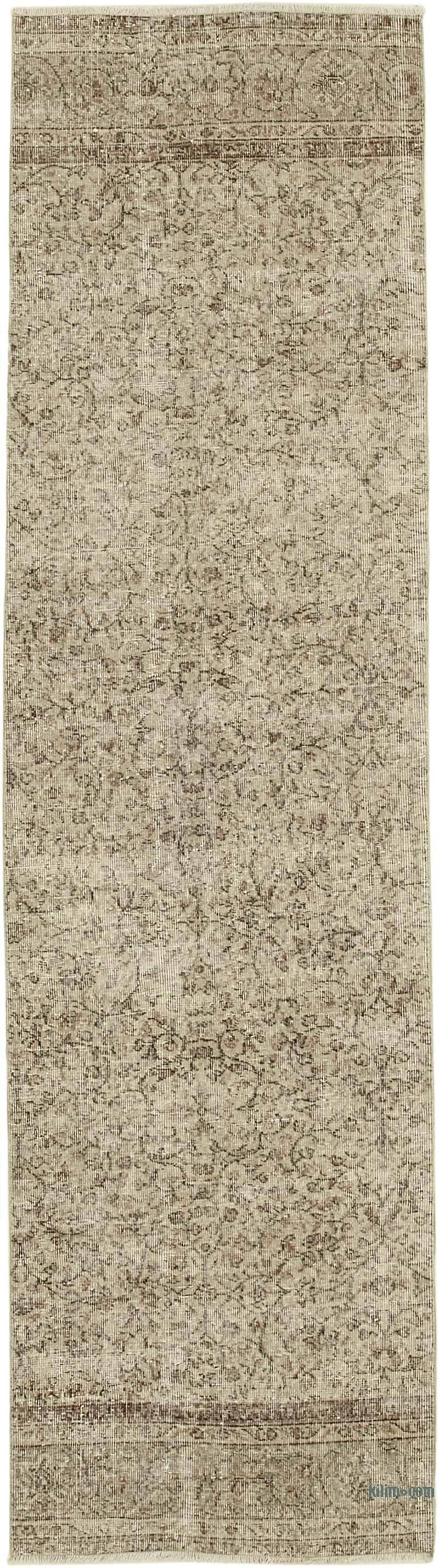 Vintage Turkish Runner Rug - 2' 8" x 9' 10" (32" x 118") - K0052277