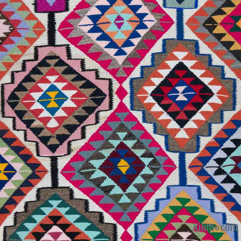 Alfombra Kilim Tribal Vintage - 124 cm x 334 cm - K0052279