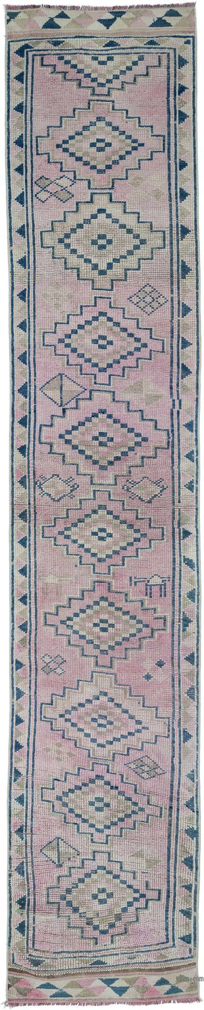 Alfombra Vintage de pasillo - 84 cm x 430 cm