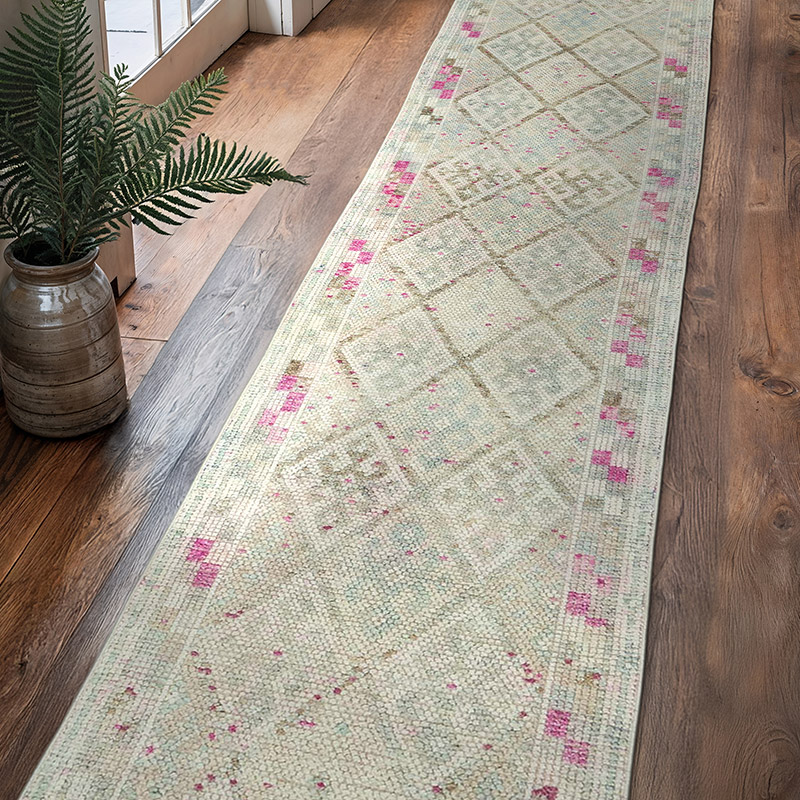 Vintage Tribal Runner Rug - 2' 7" x 11' 11" (31" x 143") - K0052285