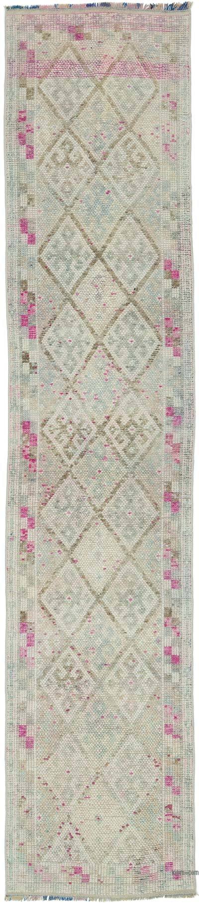Vintage Tribal Runner Rug - 2' 7" x 11' 11" (31" x 143")