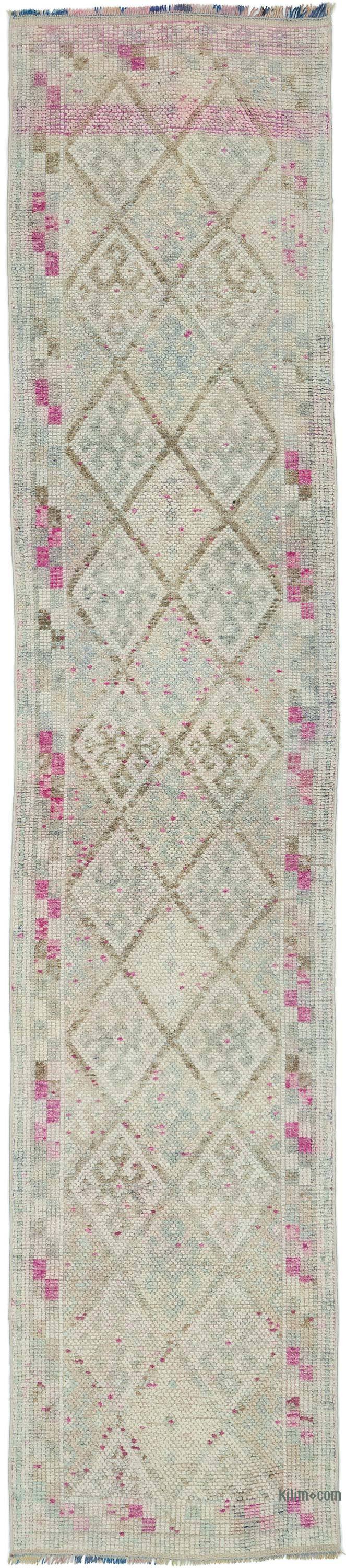 Vintage Tribal Runner Rug - 2' 7" x 11' 11" (31" x 143") - K0052285