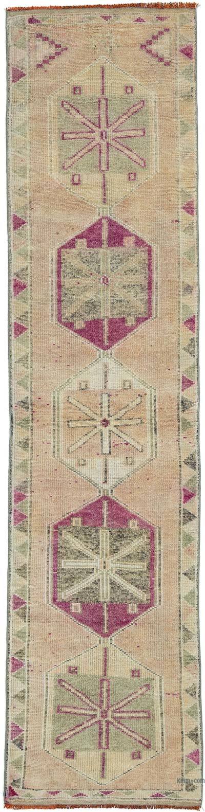 Alfombra Vintage de pasillo - 88 cm x 354 cm