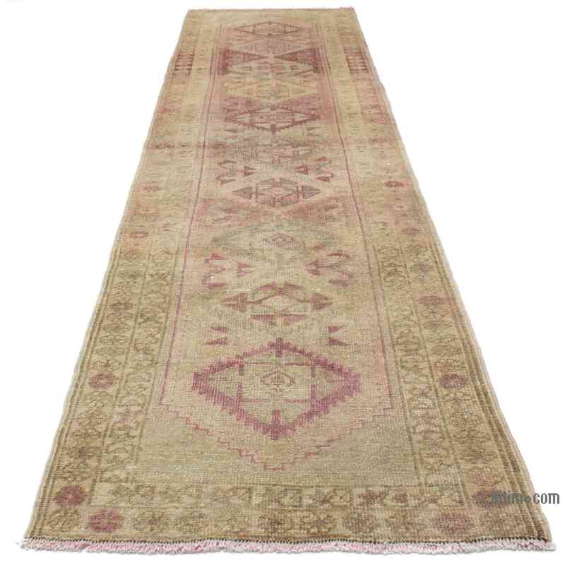 Vintage Tribal Runner Rug - 2' 10" x 10' 11" (34" x 131") - K0052294