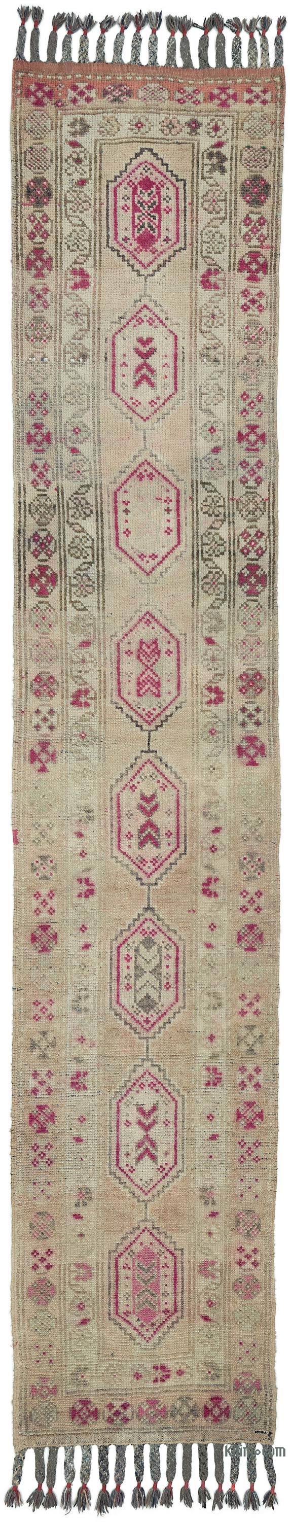 Vintage Tribal Runner Rug - 2' 9" x 14'  (33" x 168") - K0052295