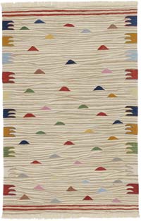 Bej Yeni El Dokuma Kilim