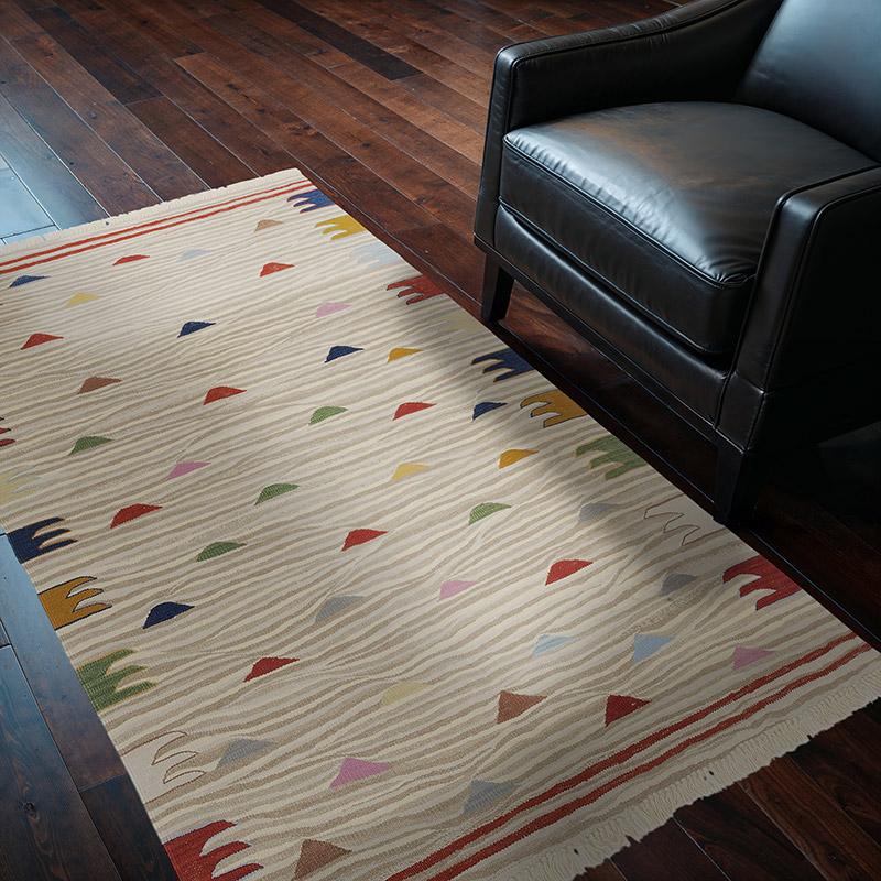 Bej Yeni El Dokuma Kilim - K0052314