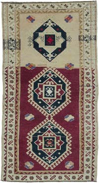El Dokuma Vintage Halı