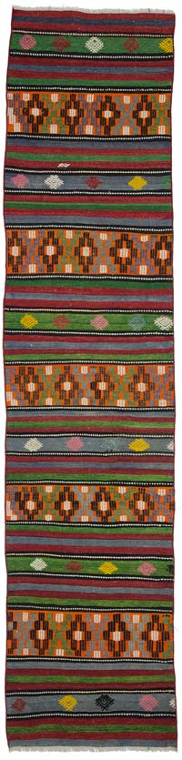 Vintage Balıkesir Kilimi - 85 cm x 360 cm
