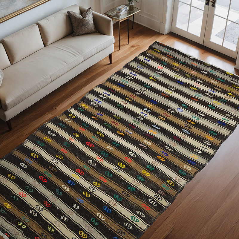 Vintage Anadolu Kilim - 190 cm x 340 cm - K0052549