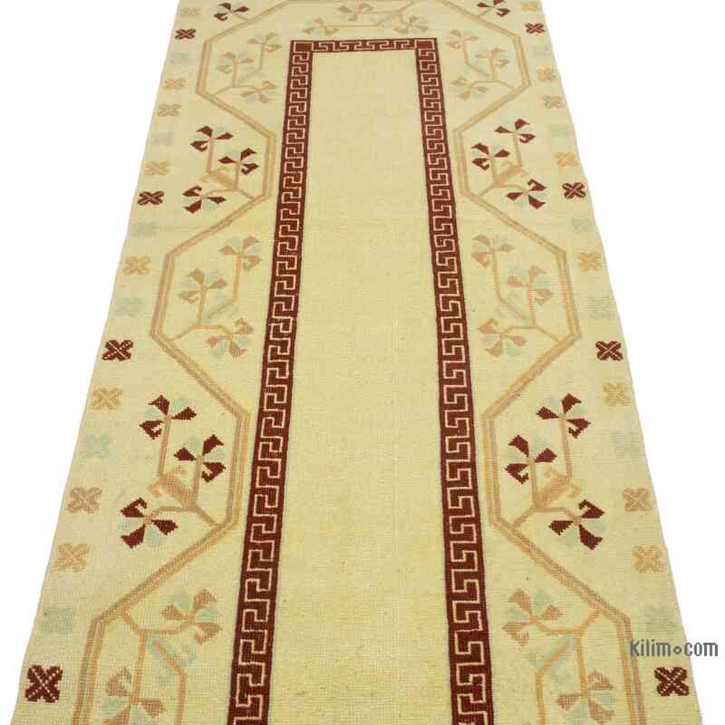 Vintage Turkish Hand-Knotted Runner - 2' 7" x 9' 8" (31" x 116") - K0052559
