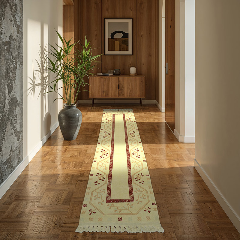 Vintage Turkish Hand-Knotted Runner - 2' 7" x 9' 8" (31" x 116") - K0052559