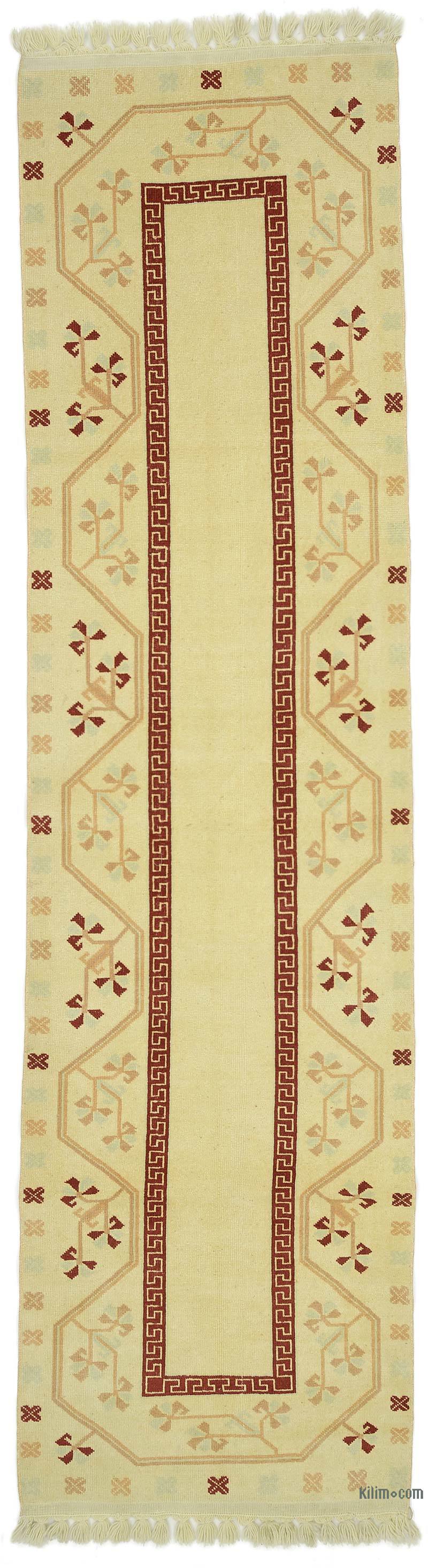 Vintage Turkish Hand-Knotted Runner - 2' 7" x 9' 8" (31" x 116") - K0052559