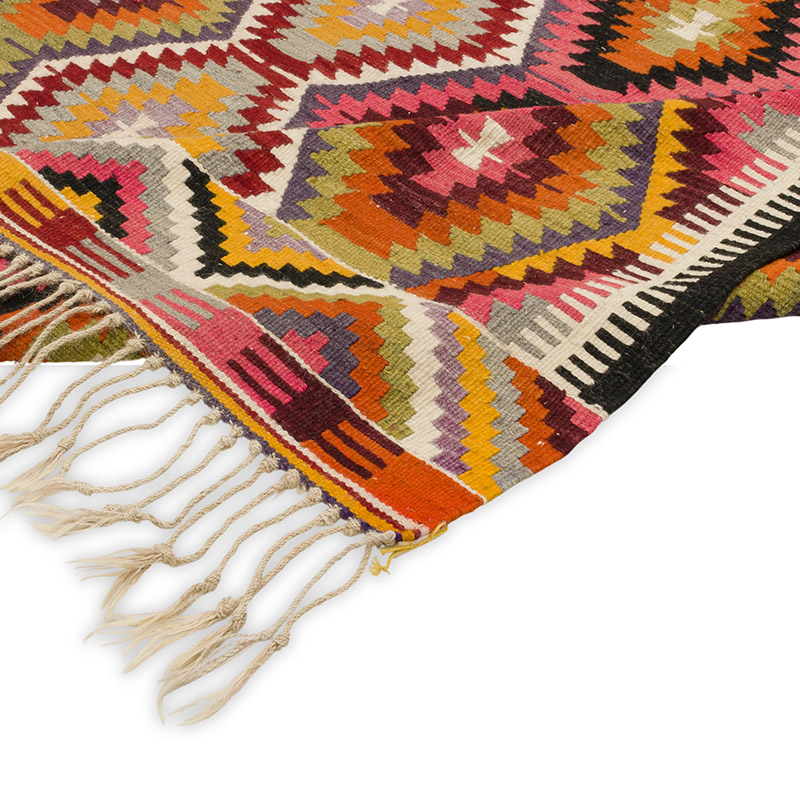 Vintage Antalya Kilim Rug - 5' 4" x 8' 4" (64" x 100") - K0052565
