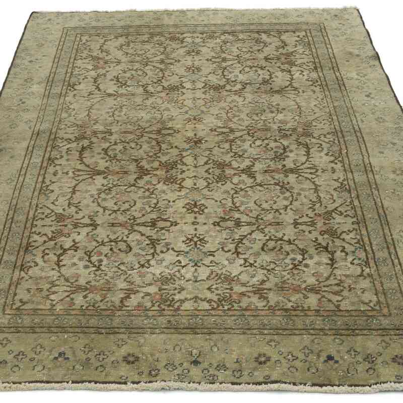 Vintage Turkish Hand-Knotted Rug - 3' 5" x 5' 2" (41 in. x 62 in.) - K0052802