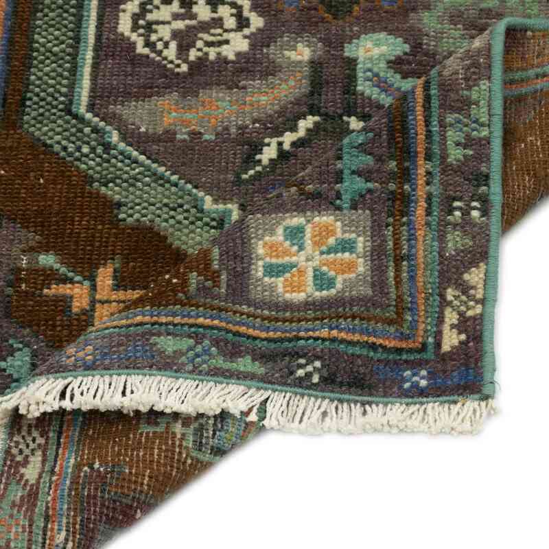 Vintage Turkish Hand-Knotted Rug - 1' 7" x 3' 2" (19" x 38") - K0052815