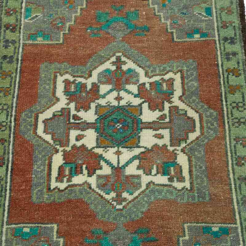 Vintage Turkish Hand-Knotted Rug - 1' 8" x 2' 9" (20 in. x 33 in.) - K0052818