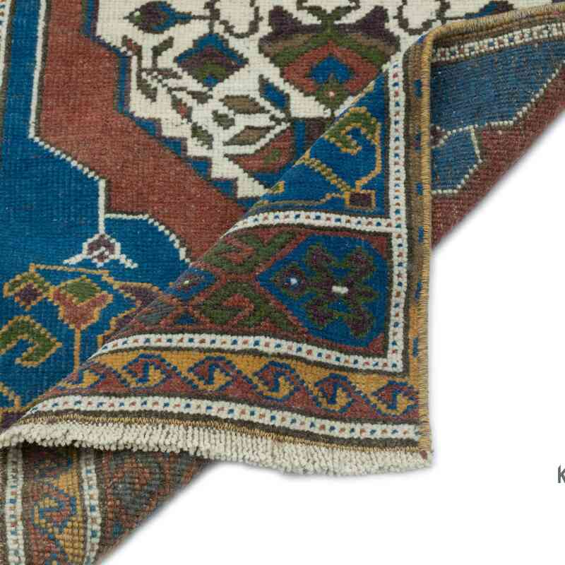 El Dokuma Vintage Halı - 47 cm x 110 cm - K0052842
