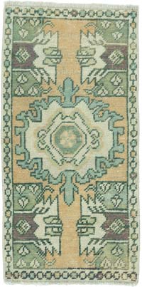 El Dokuma Vintage Halı - 45 cm x 90 cm