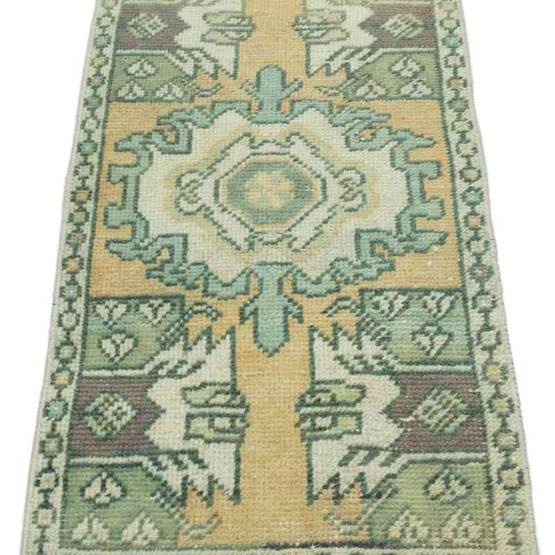 Vintage Turkish Hand-Knotted Rug - 1' 6" x 2' 11" (18 in. x 35 in.) - K0052843