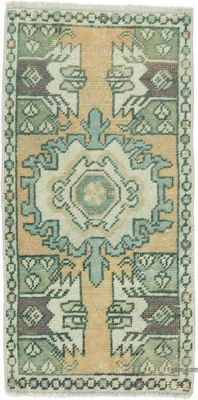 El Dokuma Vintage Halı - 45 cm x 90 cm