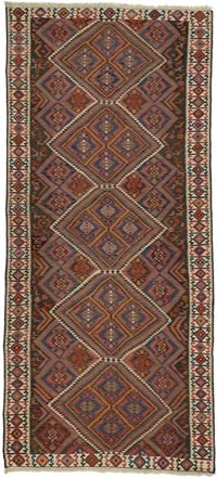 Vintage Turkish Kilim Rug - 4' 8