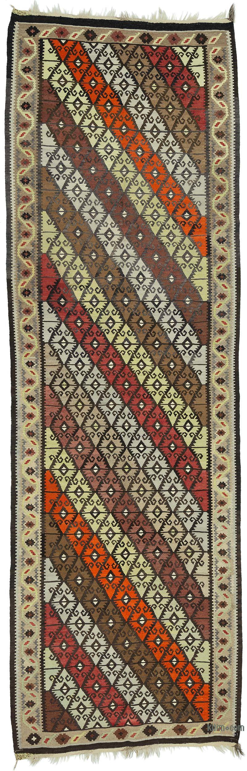 Bayburt Kilim Vintage - 113 cm x 356 cm - K0053452