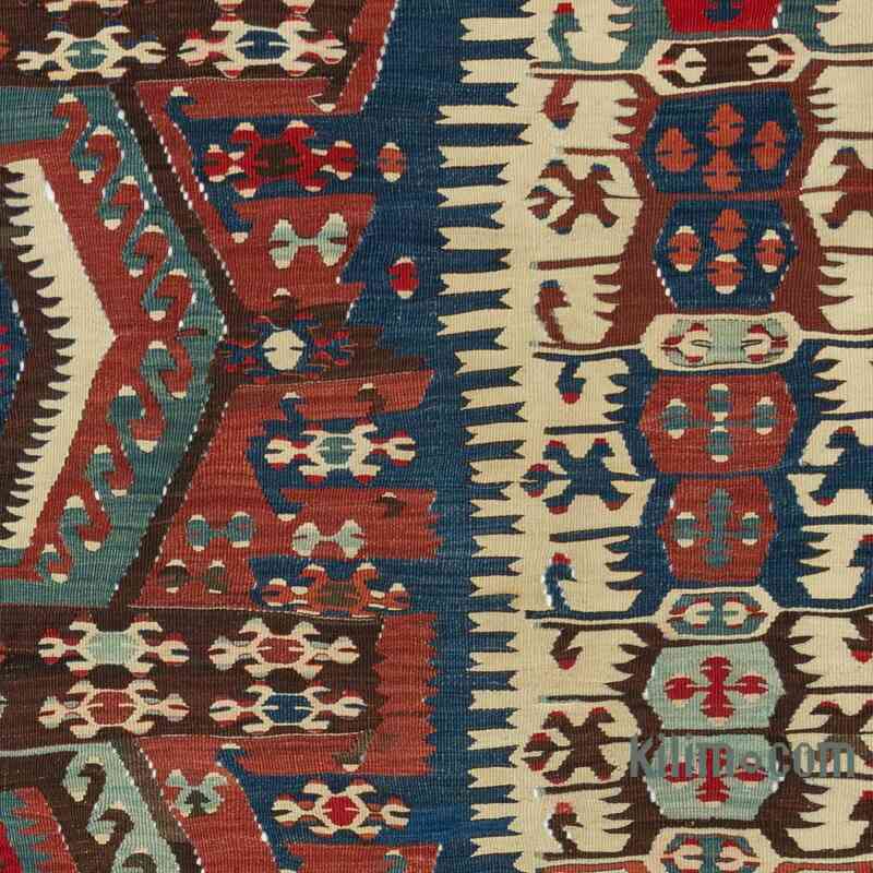 Antique Aydin Kilim Rug - 5' 3" x 8' 8" (63 in. x 104 in.) - K0053711