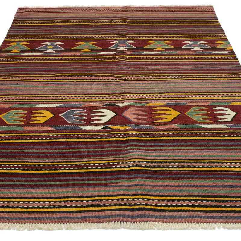 Vintage Konya Kilim Rug - 4'  x 6' 9" (48" x 81") - K0053714