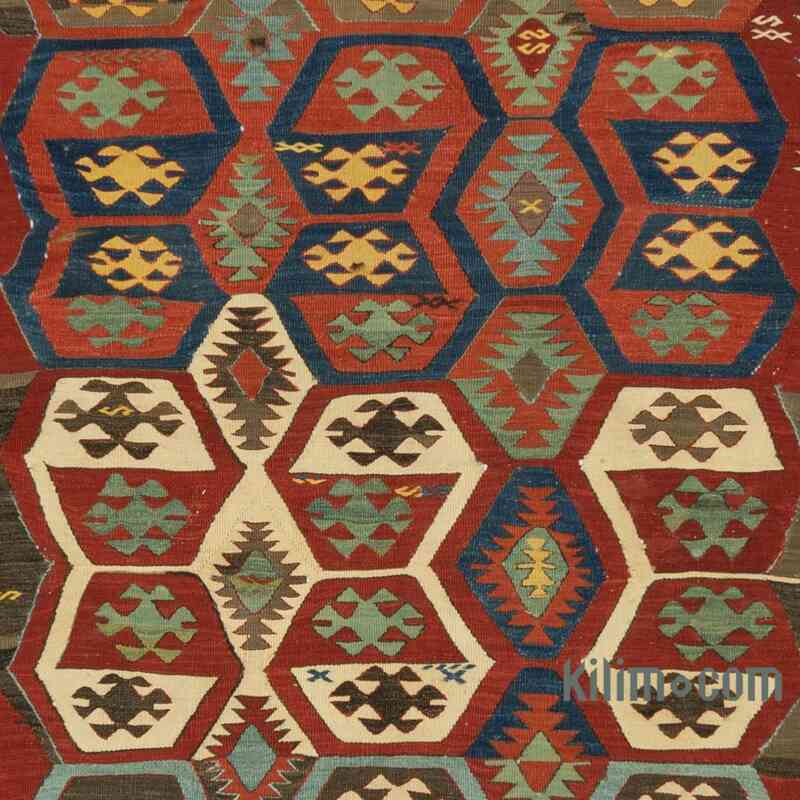 Antique Konya Kilim Rug - 4' 11" x 13' 6" (59 in. x 162 in.) - K0053716