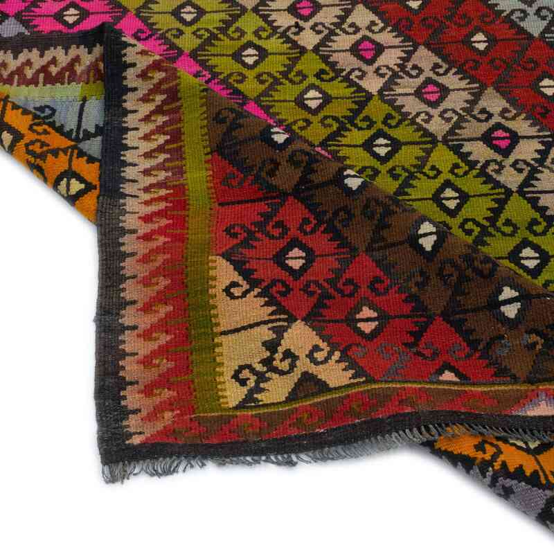 Vintage Bayburt Kilim Rug - 4'  x 10' 5" (48" x 125") - K0053742