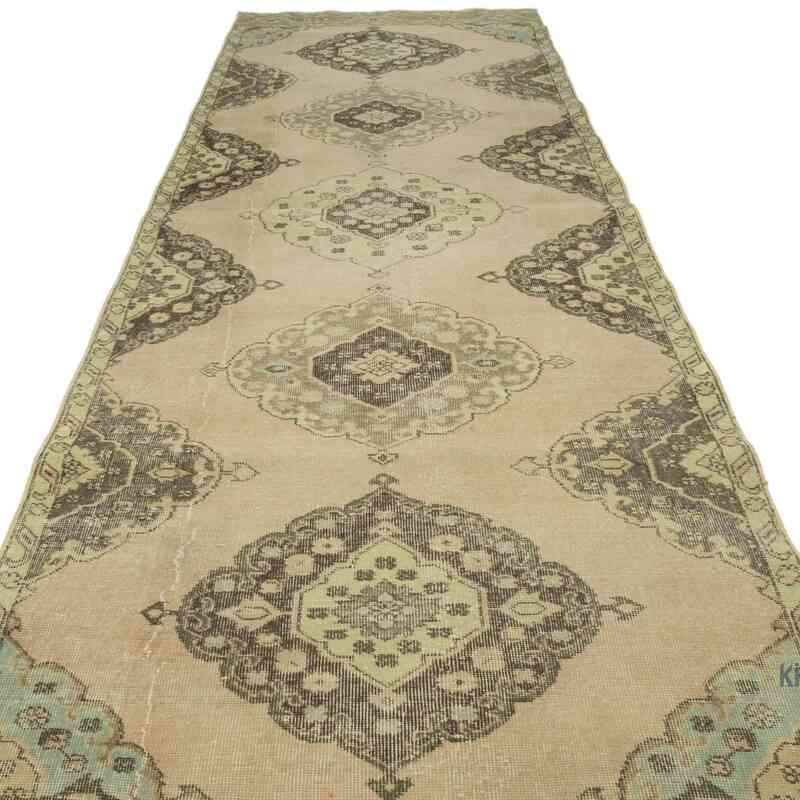 Vintage Turkish Runner Rug - 3' 10" x 12' 7" (46" x 151") - K0053794