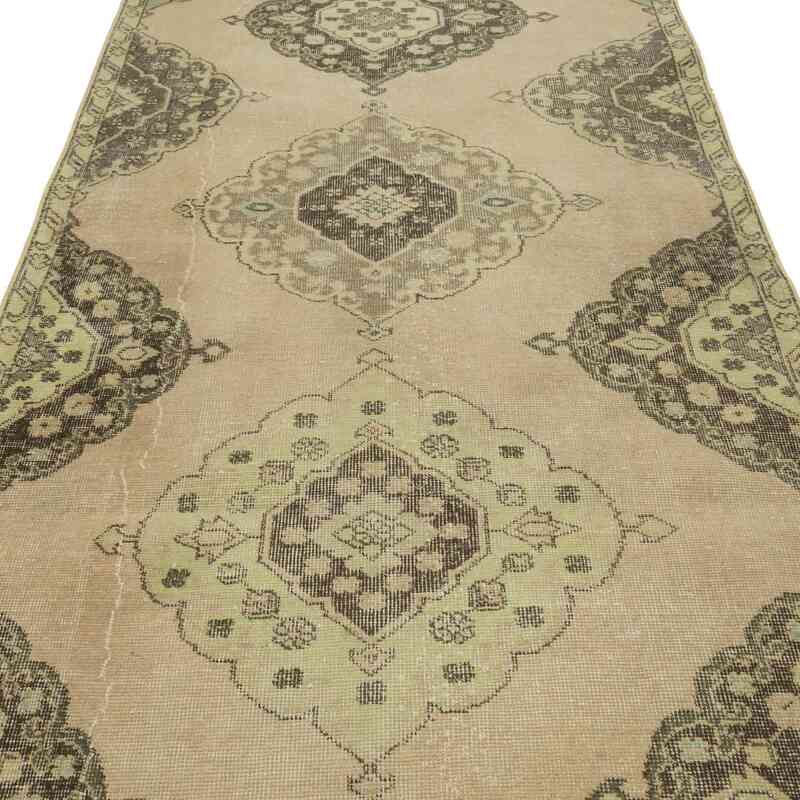 Vintage Turkish Runner Rug - 3' 10" x 12' 7" (46" x 151") - K0053794