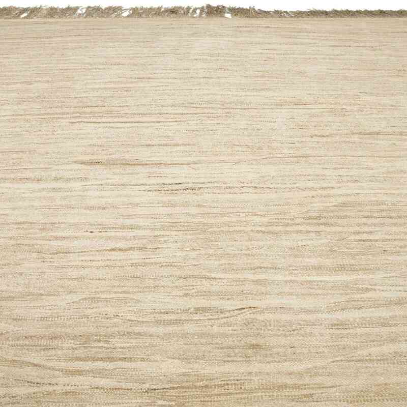 Bej Yeni Kök Boya El Dokuma Kilim - 439 cm x 515 cm - K0053821