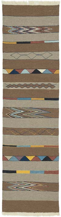 Nueva Alfombra Turca Kilim - 73 cm x 264 cm