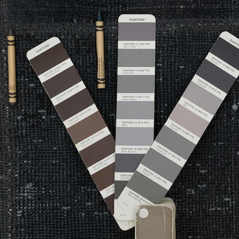 Gray Patchwork Hand-Knotted Turkish Runner - 2' 9" x 7' 3" (33" x 87") - K0053896