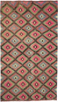 Vintage Mihalic Kilim Rug - 6' 1" x 10' 8" (73" x 128")