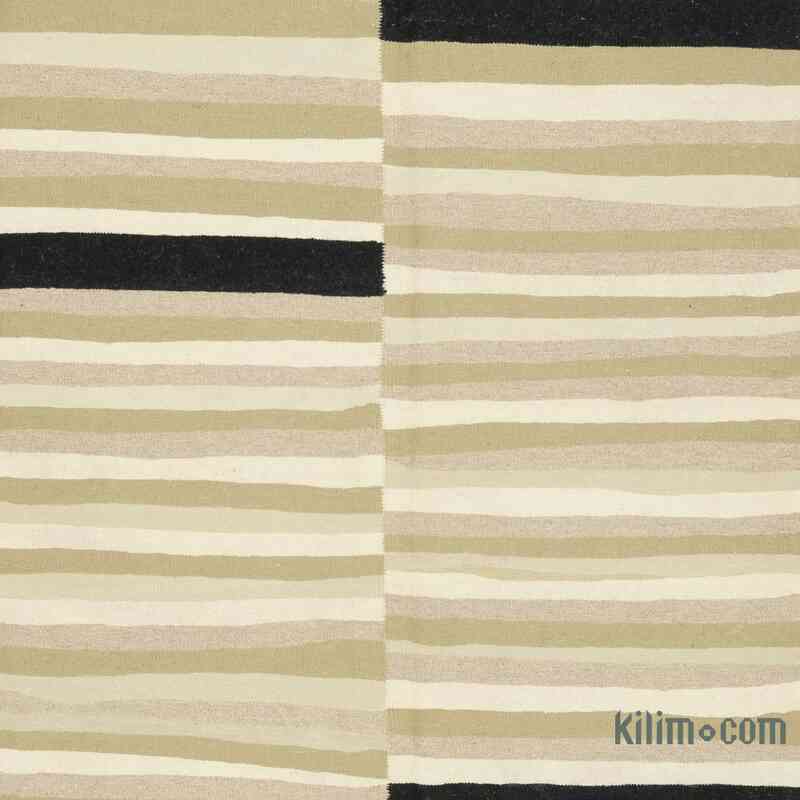 Beige New Handwoven Turkish Kilim Rug - K0054069