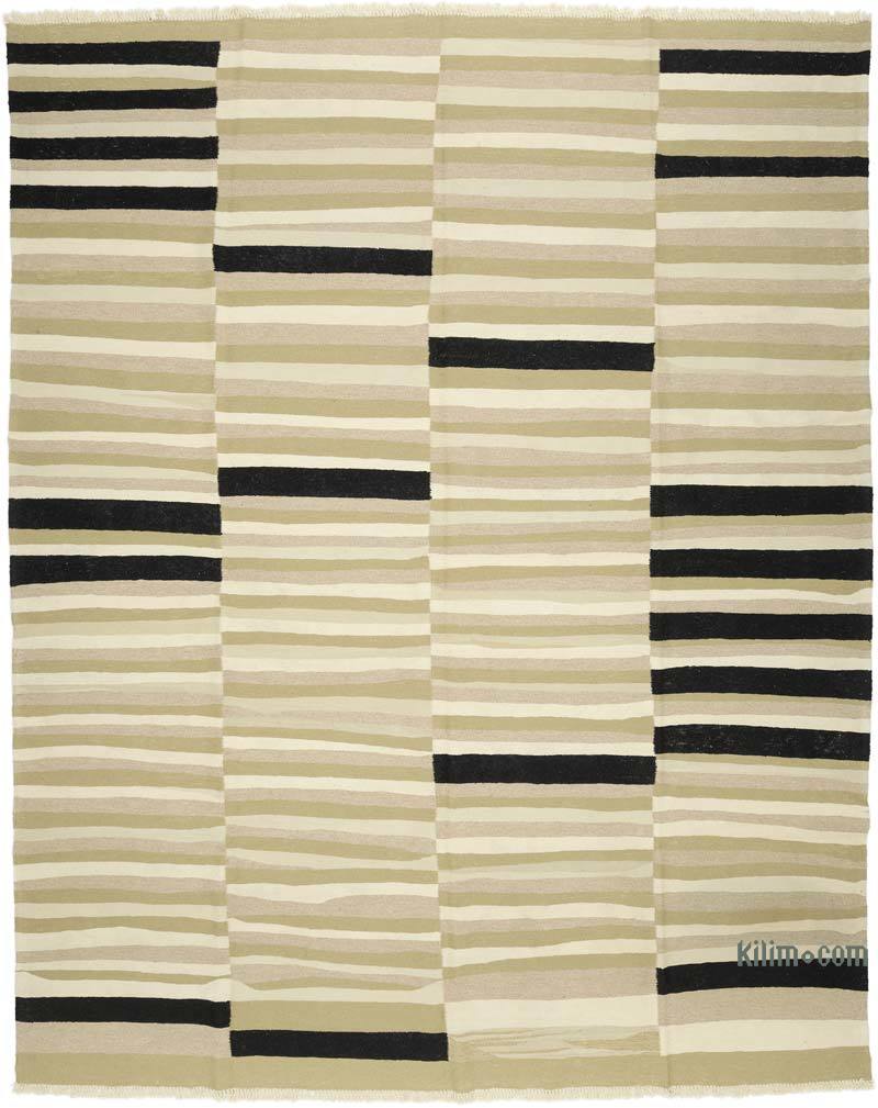 Beige New Handwoven Turkish Kilim Rug - K0054069