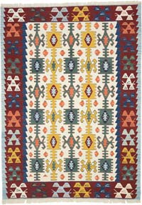Multicolor New Handwoven Turkish Kilim Rug - 6' 1" x 8' 4" (73" x 100")