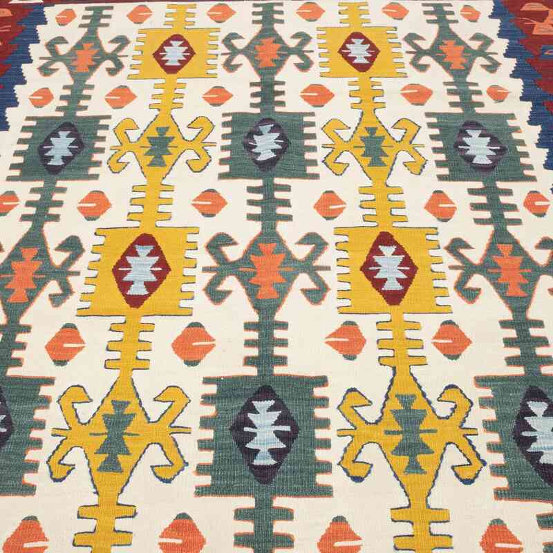 Multicolor New Handwoven Turkish Kilim Rug - 6' 1" x 8' 4" (73" x 100") - K0054078