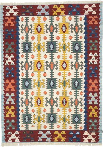 Çok Renkli Yeni Kök Boya El Dokuma Kilim - 185 cm x 255 cm