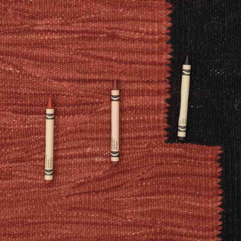 Kırmızı, Siyah Yeni El Dokuma Kilim - K0054080