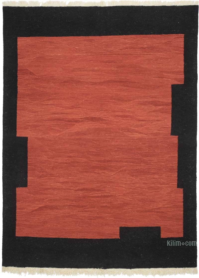 Kırmızı, Siyah Yeni El Dokuma Kilim - K0054080