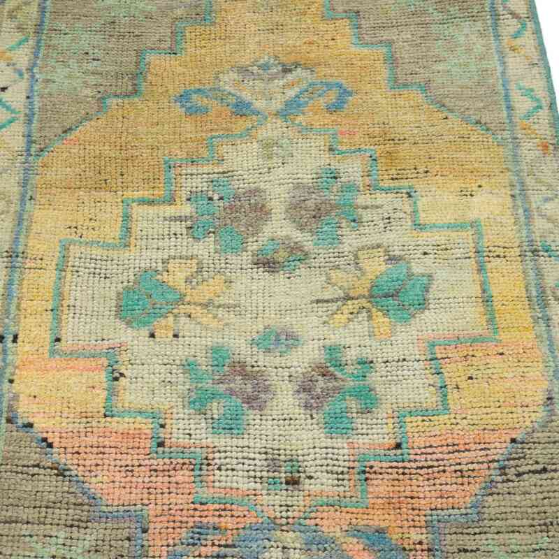 Vintage Turkish Hand-Knotted Rug - 1' 10" x 3' 7" (22 in. x 43 in.) - K0054107