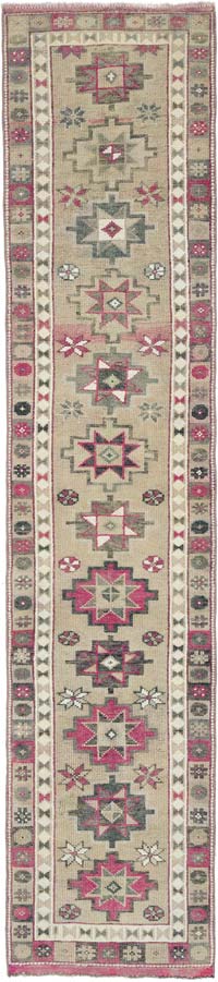 Vintage Anadolu Yolluk - 76 cm x 350 cm