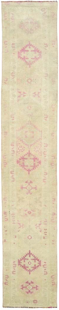 Vintage Tribal Runner Rug - 2' 8" x 14' 5" (32" x 173")